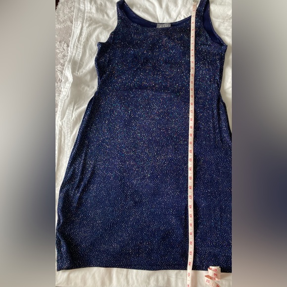 Kim and Co. Sparkling navy shift dress - Picture 9 of 13